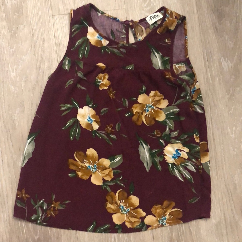 Intrigued by You Floral Tank Top